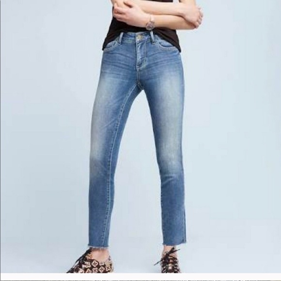Anthropologie pilcro stet fringe jeans - Picture 1 of 6